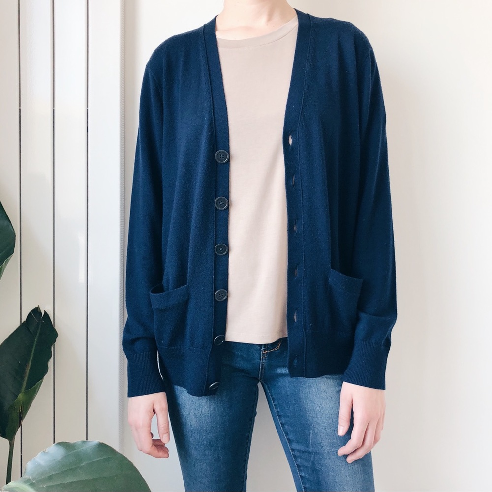 ⚡️ Lynne Hiriak, “Cardigan” Medium in Navy